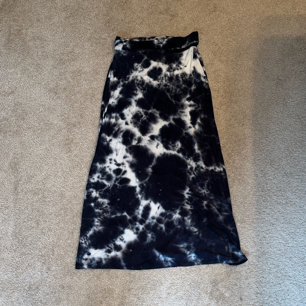 No Comment Tie Dye Maxi Skirt
